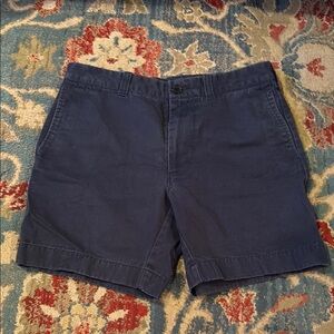 J Crew Classic Navy Men's Flat Front Shorts